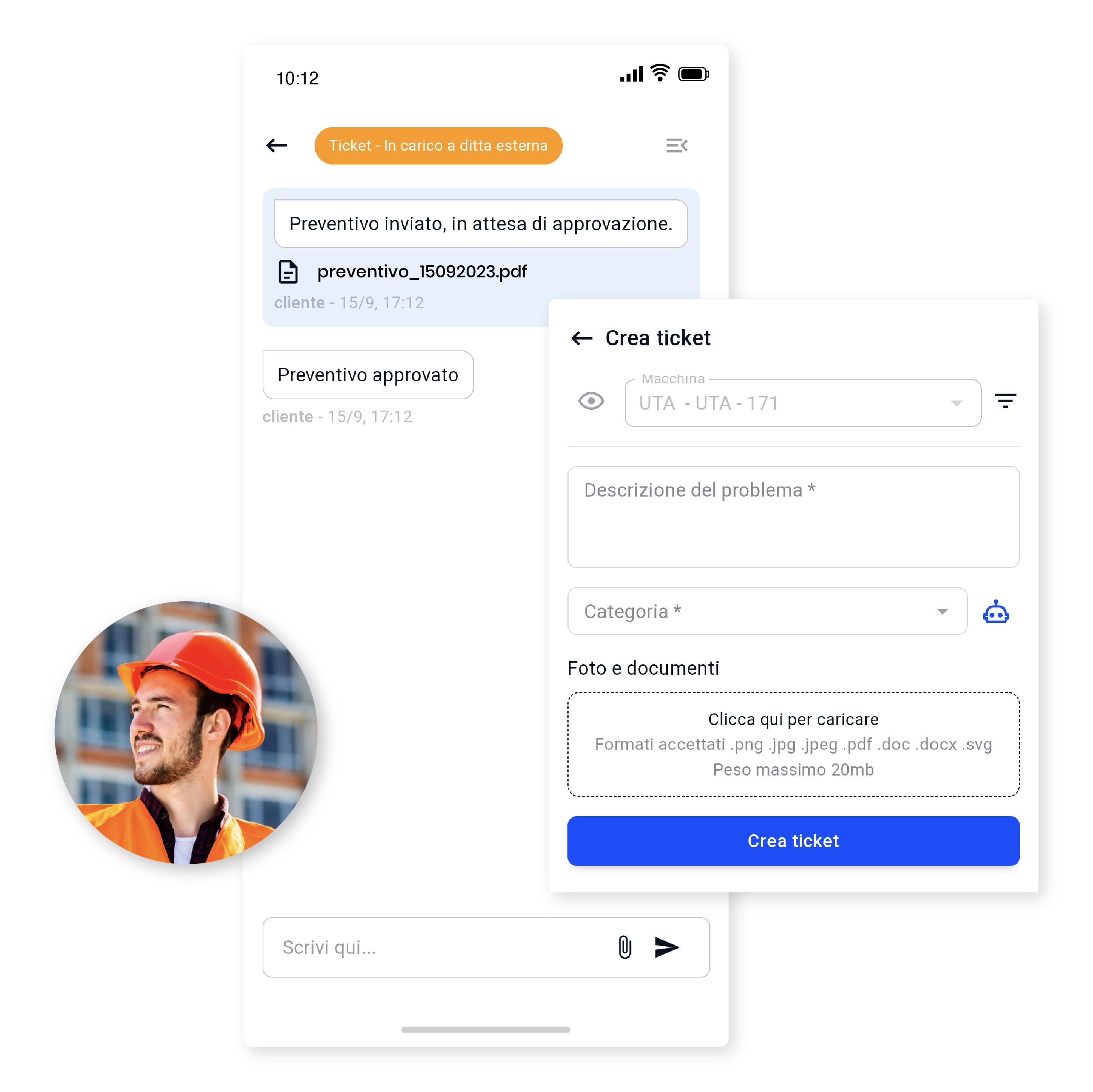 manutenzione straordinaria app mobile